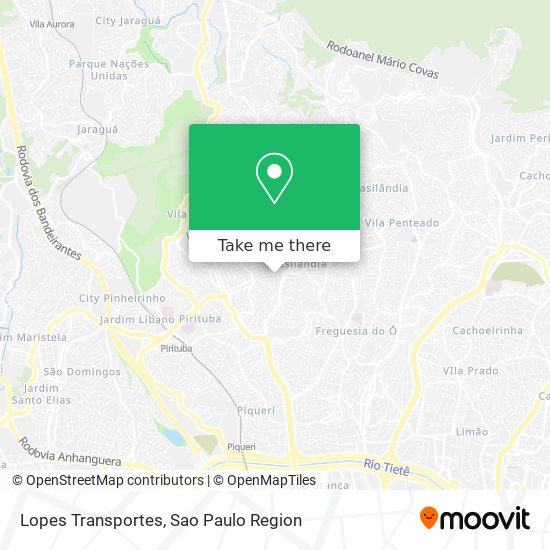 Mapa Lopes Transportes