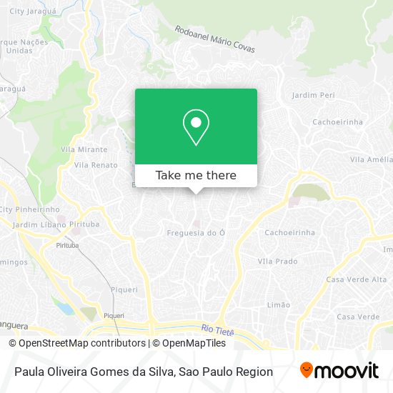 Mapa Paula Oliveira Gomes da Silva