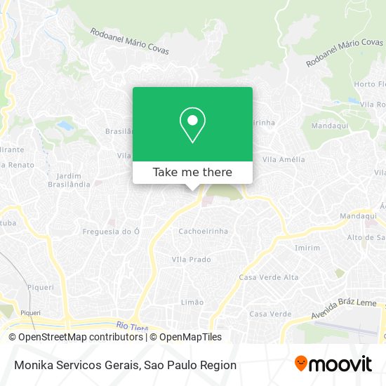 Mapa Monika Servicos Gerais