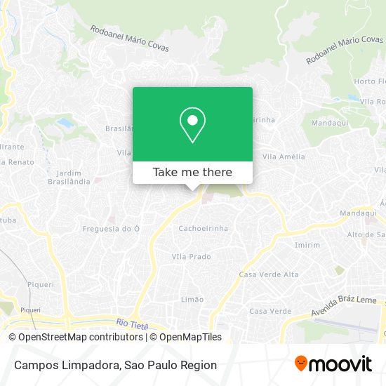 Campos Limpadora map