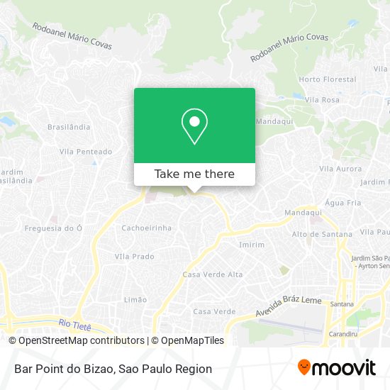 Bar Point do Bizao map