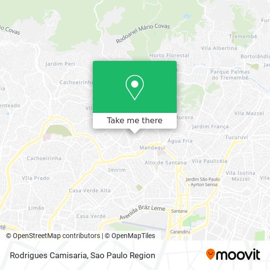 Rodrigues Camisaria map