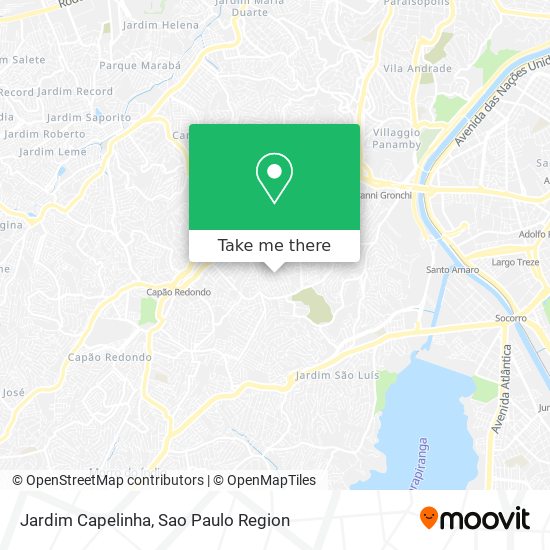 Jardim Capelinha map