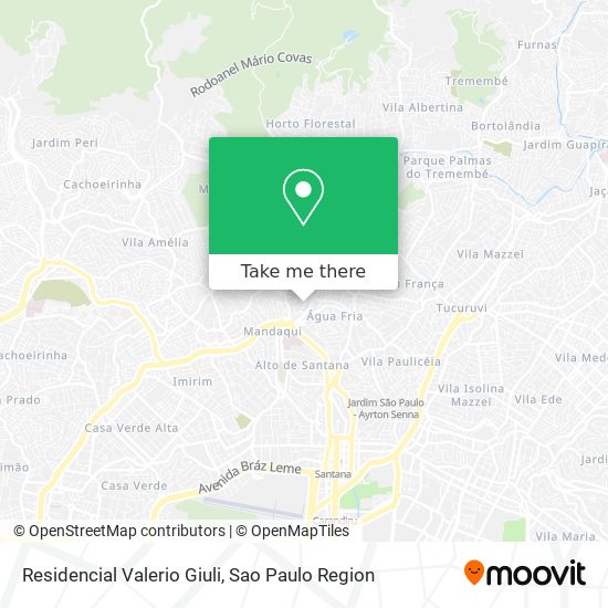 Mapa Residencial Valerio Giuli