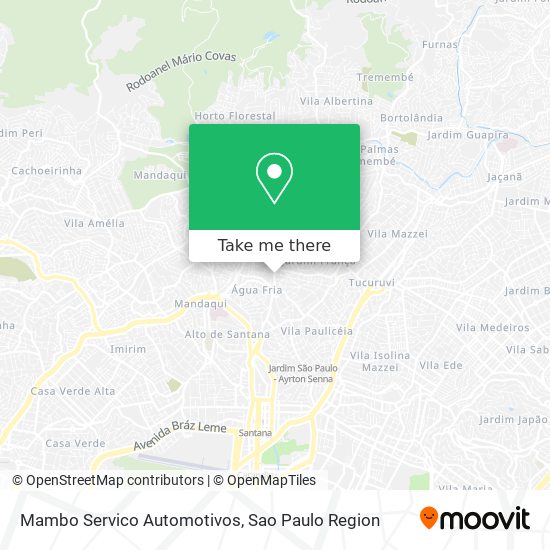 Mapa Mambo Servico Automotivos