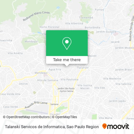 Talanski Servicos de Informatica map