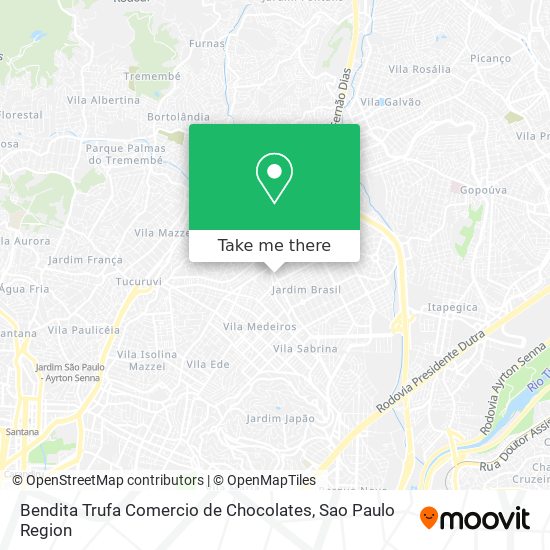 Mapa Bendita Trufa Comercio de Chocolates