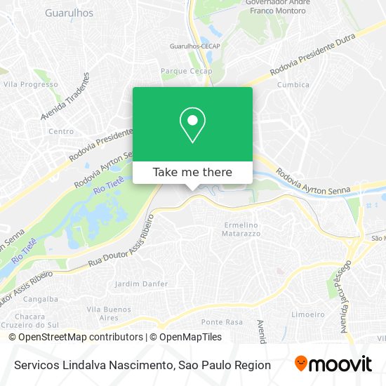 Servicos Lindalva Nascimento map