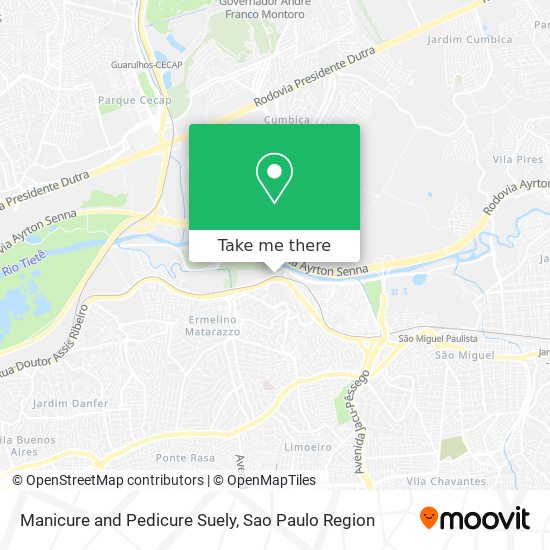 Manicure and Pedicure Suely map