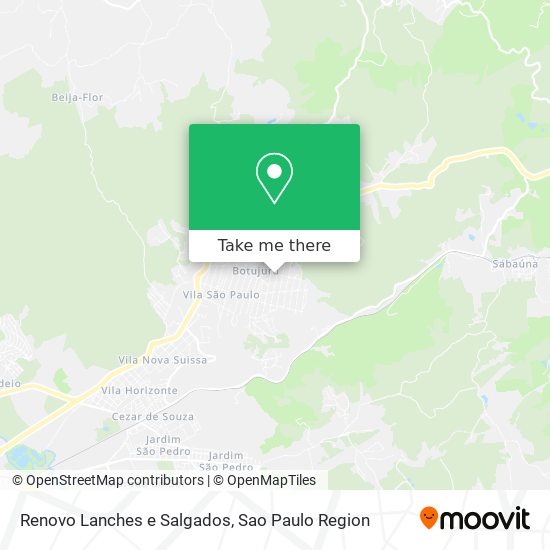 Renovo Lanches e Salgados map