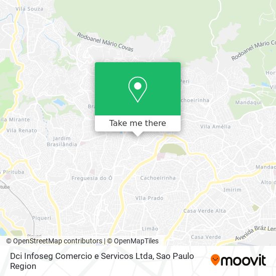 Mapa Dci Infoseg Comercio e Servicos Ltda