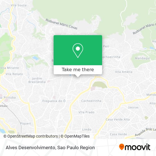 Alves Desenvolvimento map