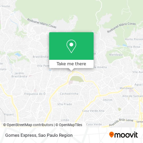 Mapa Gomes Express