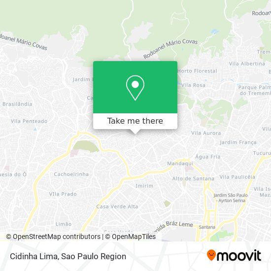 Mapa Cidinha Lima