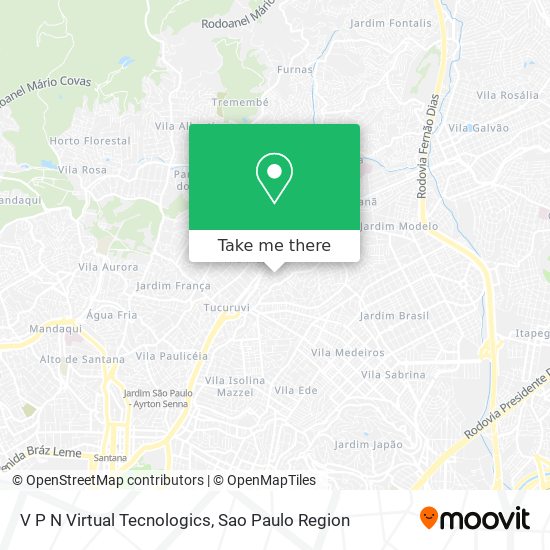 V P N Virtual Tecnologics map