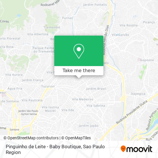 Pinguinho de Leite - Baby Boutique map