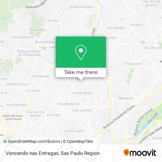 Vencendo nas Entregas map