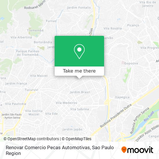 Renovar Comercio Pecas Automotivas map