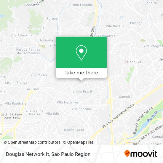 Mapa Douglas Network It