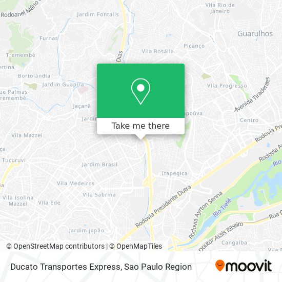 Ducato Transportes Express map