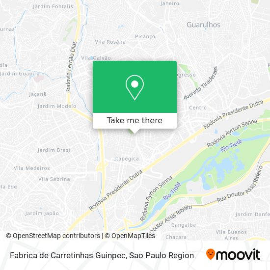 Fabrica de Carretinhas Guinpec map