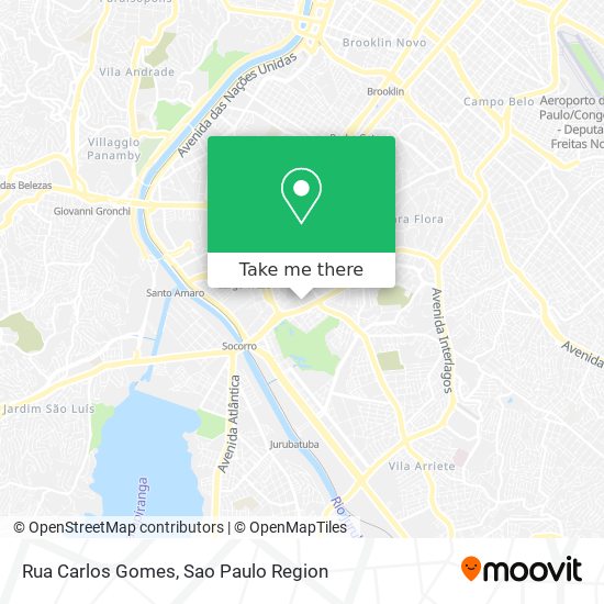 Mapa Rua Carlos Gomes