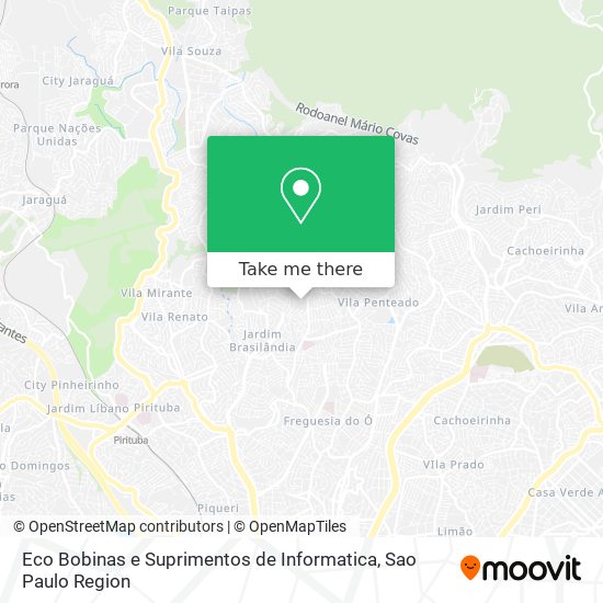 Mapa Eco Bobinas e Suprimentos de Informatica