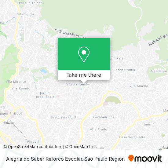 Alegria do Saber Reforco Escolar map