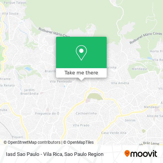 Iasd Sao Paulo - Vila Rica map