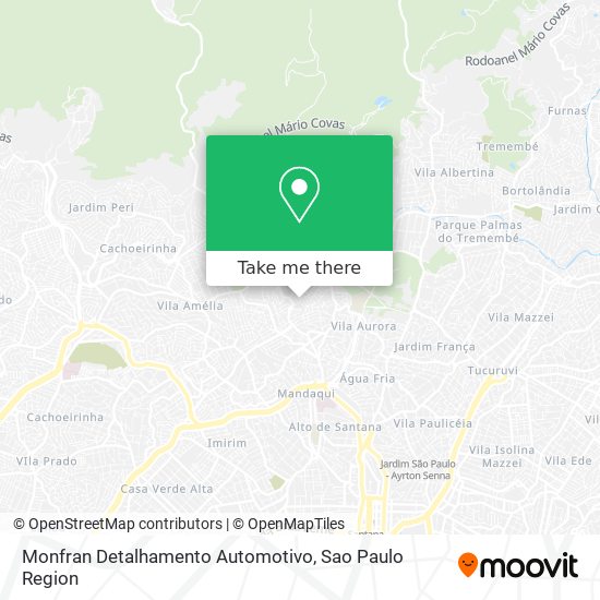 Monfran Detalhamento Automotivo map