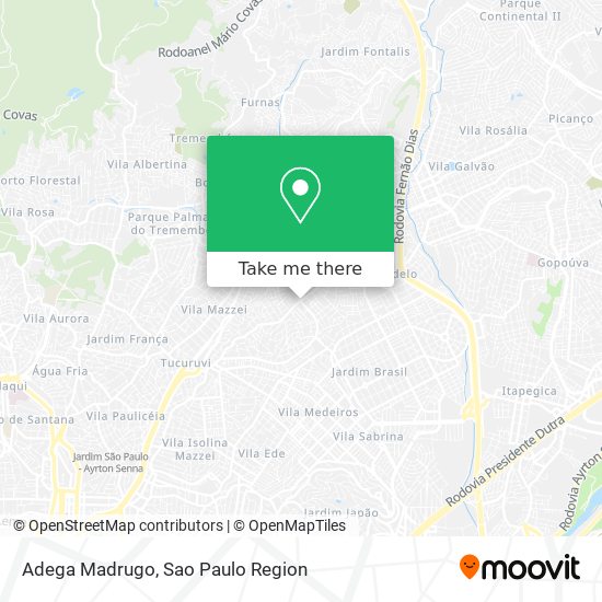 Adega Madrugo map