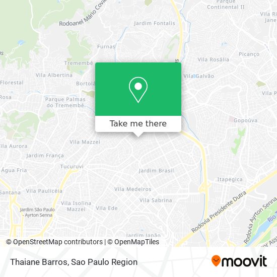 Thaiane Barros map