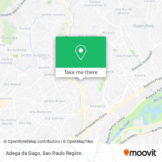 Adega da Gago map