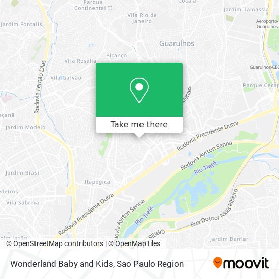 Wonderland Baby and Kids map