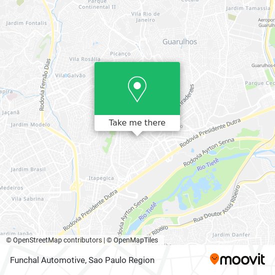 Funchal Automotive map