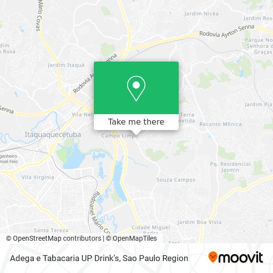 Adega e Tabacaria UP Drink's map