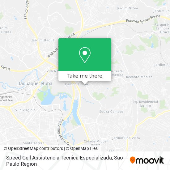 Speed Cell Assistencia Tecnica Especializada map