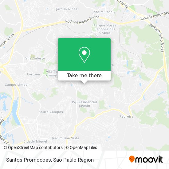 Santos Promocoes map