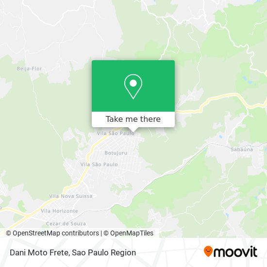 Mapa Dani Moto Frete