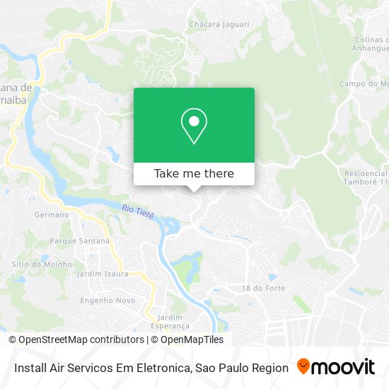Mapa Install Air Servicos Em Eletronica