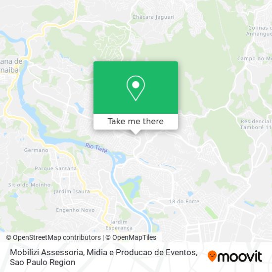 Mapa Mobilizi Assessoria, Midia e Producao de Eventos