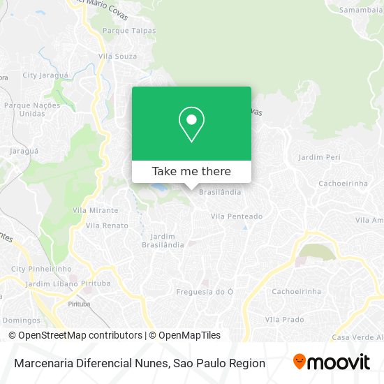 Mapa Marcenaria Diferencial Nunes