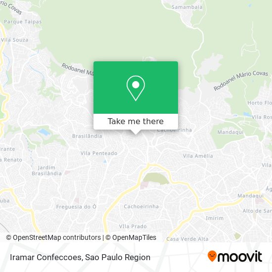 Iramar Confeccoes map