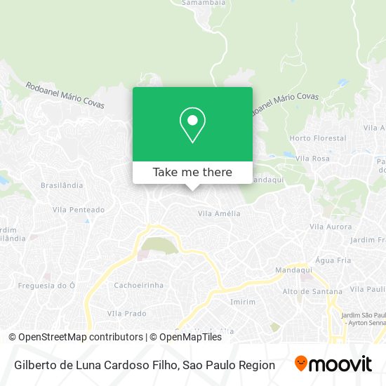 Gilberto de Luna Cardoso Filho map