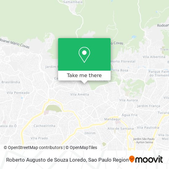 Roberto Augusto de Souza Loredo map