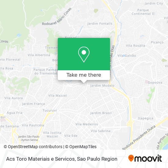 Acs Toro Materiais e Servicos map