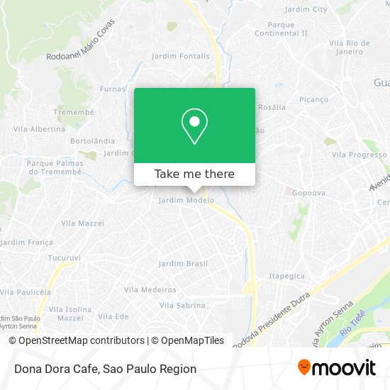 Dona Dora Cafe map