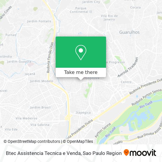 Btec Assistencia Tecnica e Venda map
