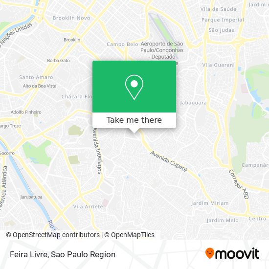 Feira Livre map