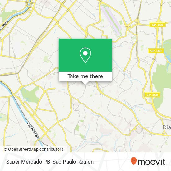 Mapa Super Mercado PB